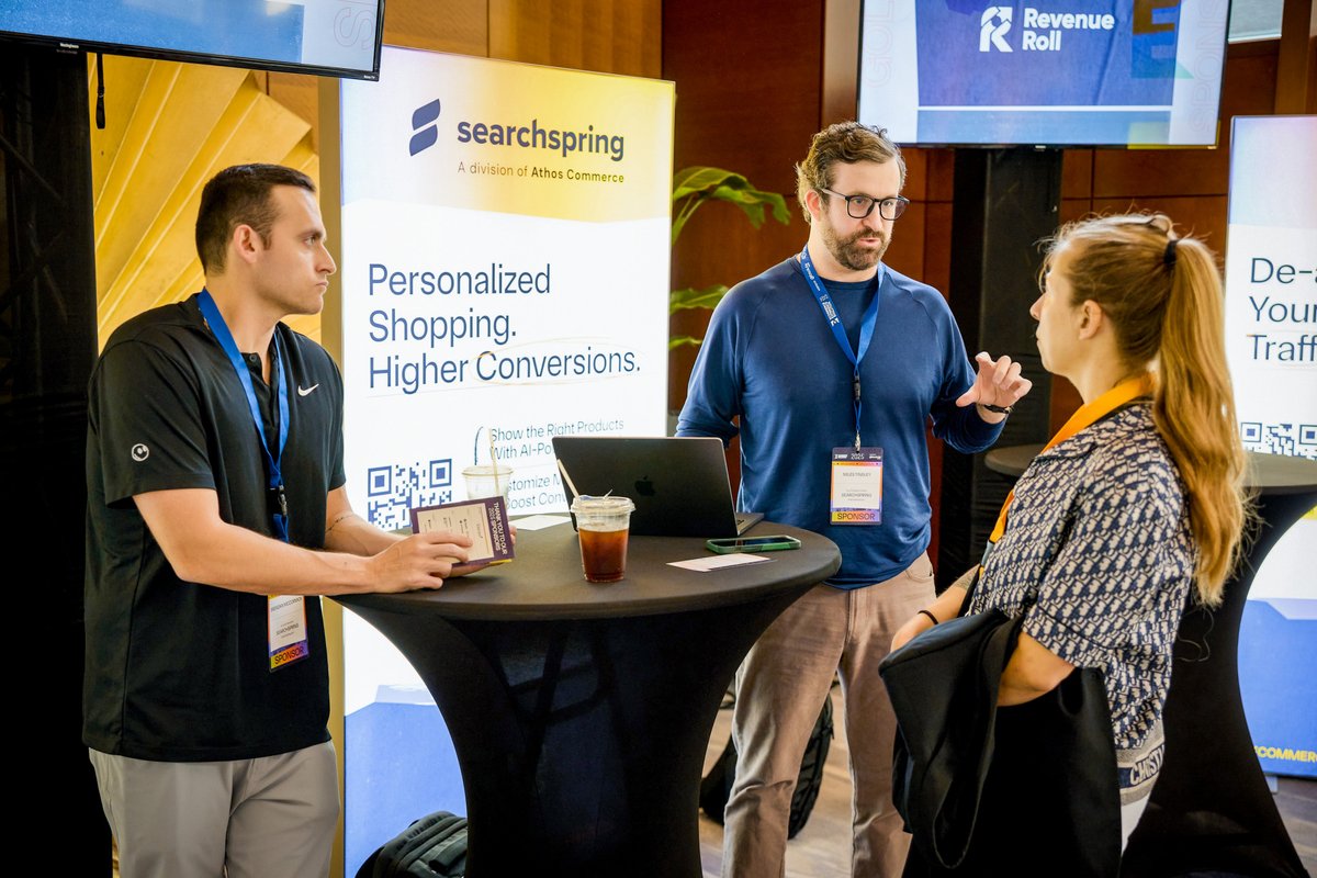 We were thrilled to welcome @searchspring to the EEE Miami sponsor lineup this year! 🤝 Their AI-driven search and merchandising platform is powering the next era of ecommerce by helping brands like <a href="/Fabletics/">Fabletics</a> and @Skims boost conversions and enhance the shopping experience.