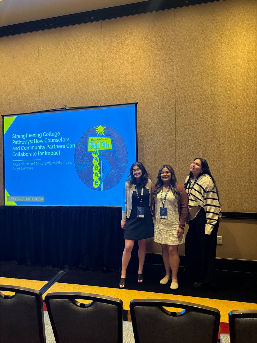 🎓 Shoutout to Tanya Enriquez, Emily Wolfson, and partner Angie Vicencio-Mares for presenting at WACAC in Vegas! They shared how counselors and community orgs can team up to support students on the path to college—especially with financial aid. 👏 #WACAC2025