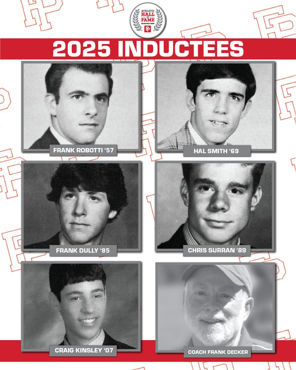 Fairfield Prep is proud to announce the 2025 Athletic Hall of Fame inductees! Learn more at FairfieldPREP.org/AHOF #AMDG