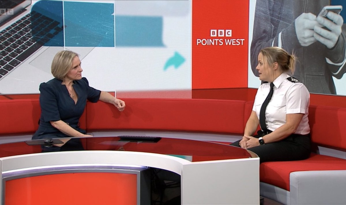 Katy Barrow-Grint (@ktbg1) on Twitter photo Great to be on <a href="/bbcpointswest/">BBC Points West</a> this evening talking about the work I am doing on teenage relationship violence together with colleagues across <a href="/Glos_Police/">Gloucestershire Constabulary</a> & <a href="/DrRuthWeir/">Ruth Weir đź’™</a>
You can watch the episode here:
bbc.co.uk/iplayer/episod… Great to be on <a href="/bbcpointswest/">BBC Points West</a> this evening talking about the work I am doing on teenage relationship violence together with colleagues across <a href="/Glos_Police/">Gloucestershire Constabulary</a> & <a href="/DrRuthWeir/">Ruth Weir 💙</a>
You can watch the episode here:
bbc.co.uk/iplayer/episod…
