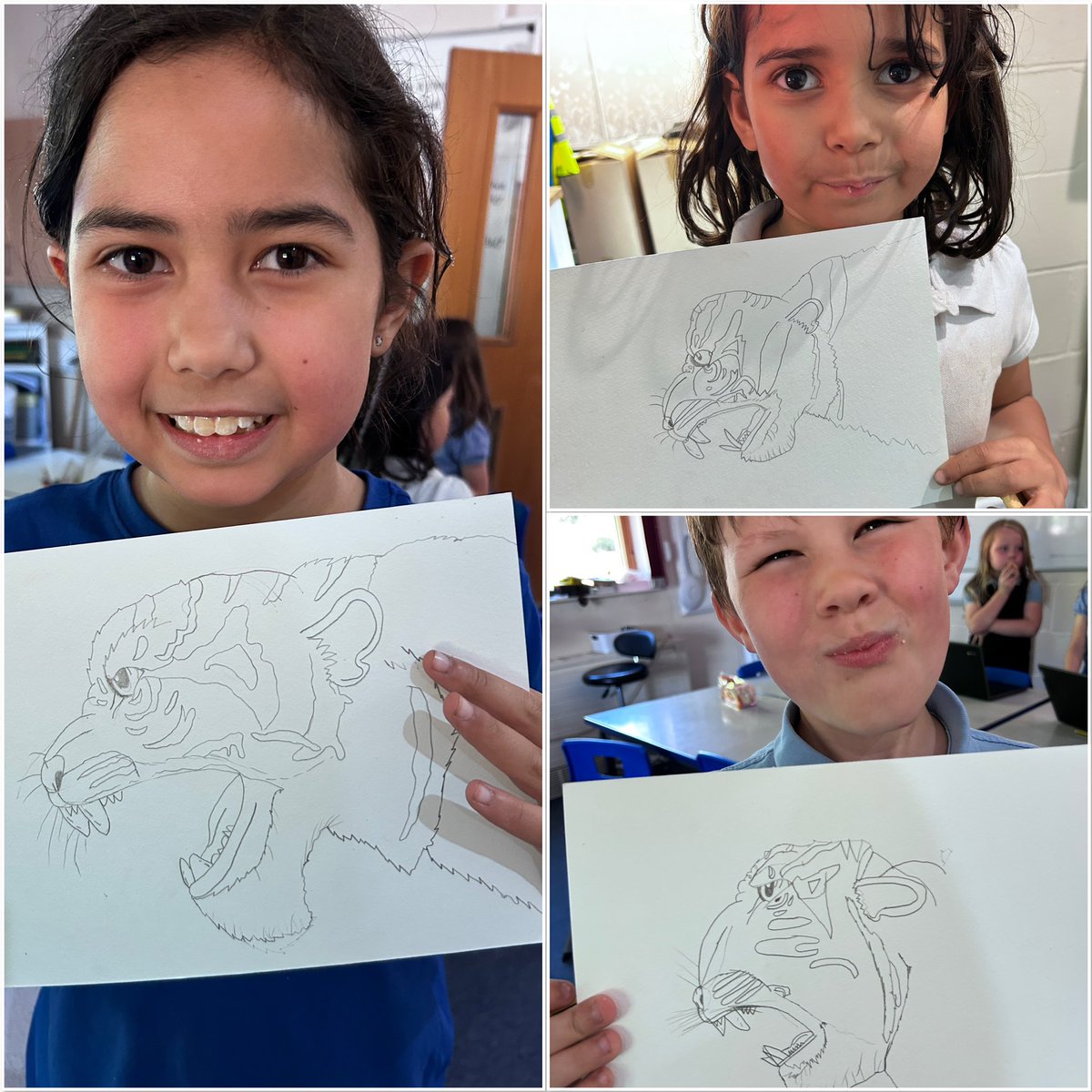 Wimboldsley Primary School (@wimboldsleycps) on Twitter photo We learnt how to draw a tiger at Conker Club today…look at our amazing finished pieces! <a href="/MrsGandMrsC/">Team Willow</a> <a href="/MissCfromHC/">Team Horse Chestnut</a> <a href="/TeamHazel2020/">TeamHazel</a> We learnt how to draw a tiger at Conker Club today…look at our amazing finished pieces! <a href="/MrsGandMrsC/">Team Willow</a> <a href="/MissCfromHC/">Team Horse Chestnut</a> <a href="/TeamHazel2020/">TeamHazel</a>