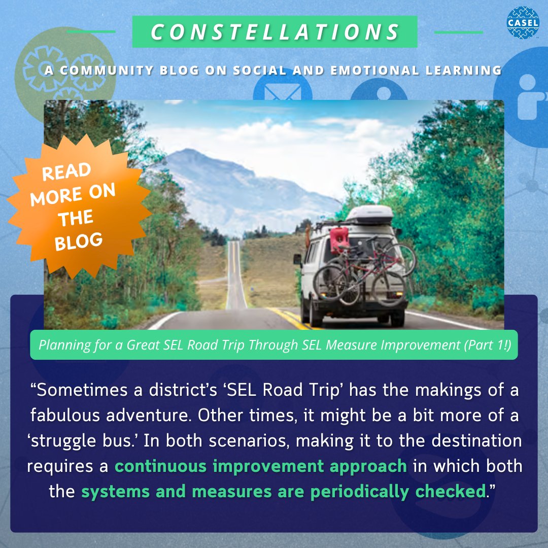 caselorg's tweet image. To get where you’re going, whether on a road trip or on the path to SEL implementation, monitoring progress is key! In part 1 of this blog series, 3 experts offer insight into continuous measure improvement.
bit.ly/4mnJEQg