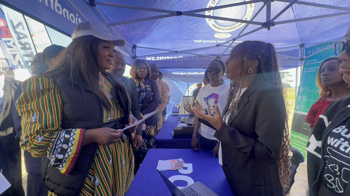 girlsintechzw's tweet photo. Yesterday, Girls in Tech Zimbabwe joined the #GirlsInICT Day commemoration in Chinhoyi, invited by Sibo Muteyiwa & the POTRAZ DG. Honored to engage students alongside Hon. Minister Tatenda Mavetera—empowering the next generation of women in tech! 💻👩🏽💻🇿🇼 #GirlsInTechZW #ICTDay https://t.co/CCnogl731S