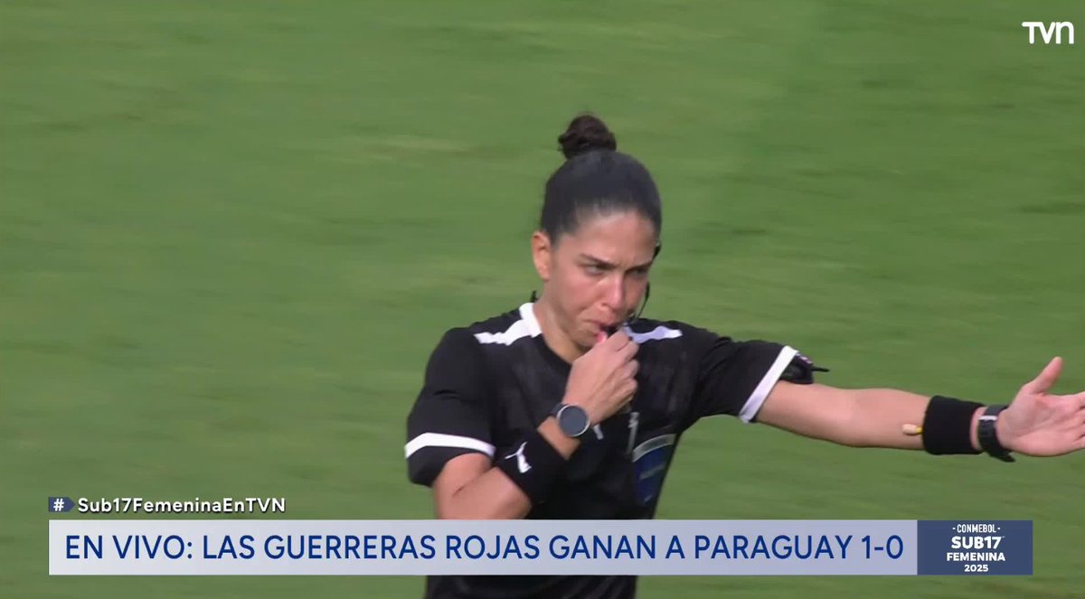 Comienza el segundo tiempo💪
Chile vence por la cuenta mínima a la selección de Paraguay🥳gracias al gol de Nicole Cárter.

📺Sigue el partido a través de tvnplay.cl
#sub17femeninaenTVN