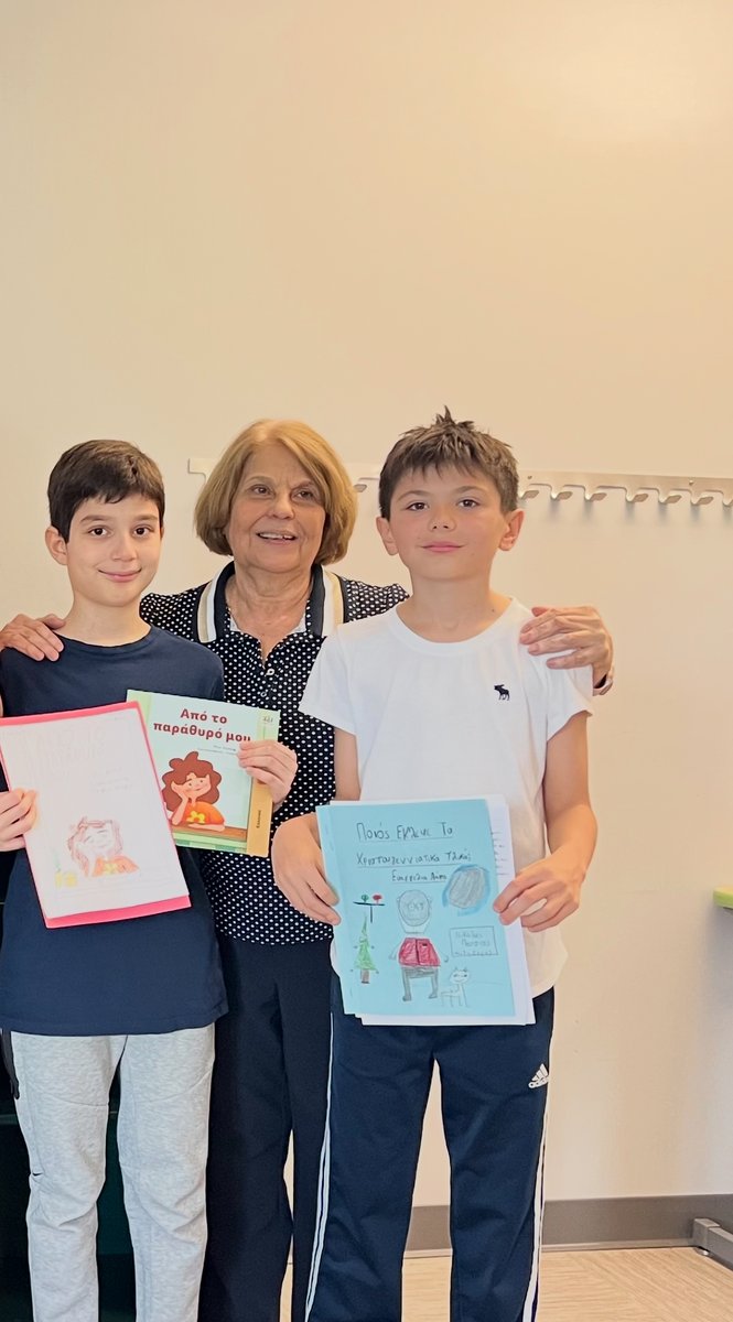 gsopbrooklyn's tweet photo. The Sixth grade presented their book reports to a very enthused audience.
Ms. Dimitra was very proud of her class, saying, "A big "Bravo" to my beloved sixth-grade students for their impeccable presentations."
#book #GSOP #GreekSchoolOfPlato #Brooklyn #GreekSchool #Education https://t.co/QlvrPb9ZKJ