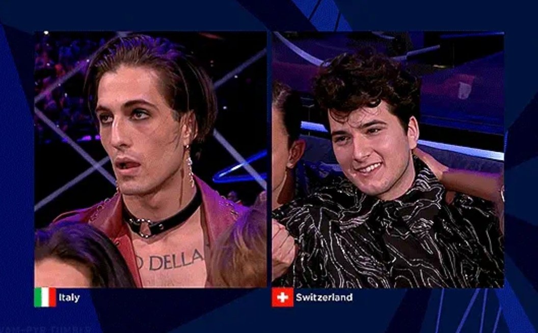 yaaaaaaaaaawn's tweet photo. Ah sì, il tizio della Svizzera in QUEL momento

#escita #Eurovision2025 https://t.co/5J6WeVJuWm