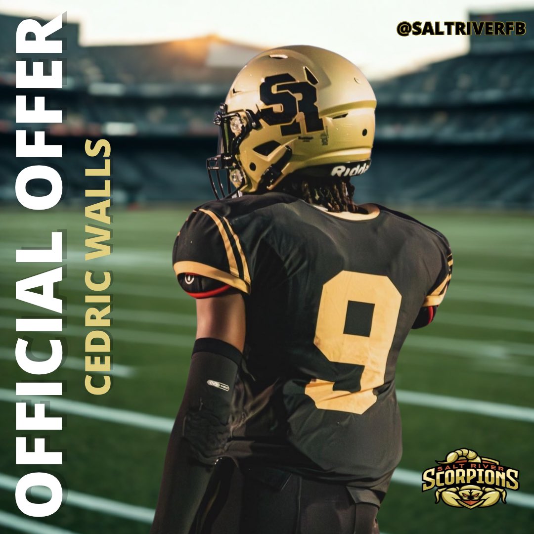 Thank You <a href="/SaltRiverFB/">Salt River Scorpions JUCO Football</a> for the offer!!!