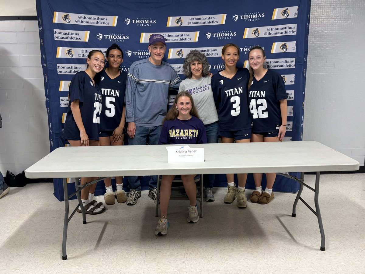 Thomas Athletics (@thomasathletics) on Twitter photo Congratulations to Kristina F as she has decided to continue her athletics and academics at <a href="/NazAthletics/">Nazareth Athletics</a> <a href="/Nazuniversity/">Nazareth University</a>
<a href="/WCSDProud/">One Webster</a> <a href="/ThomasTitans/">Webster Thomas HS</a> Congratulations to Kristina F as she has decided to continue her athletics and academics at <a href="/NazAthletics/">Nazareth Athletics</a> <a href="/Nazuniversity/">Nazareth University</a>
<a href="/WCSDProud/">One Webster</a> <a href="/ThomasTitans/">Webster Thomas HS</a>