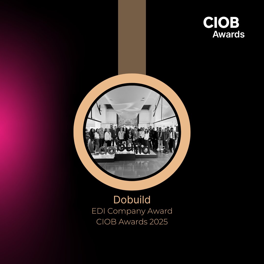 EDI Team Award goes to <a href="/dobuildUK/">dobuild</a> who turn policy into action. With a diverse team, strong mentoring, support for ex-service personnel &amp; ex-offenders, and a culture of inclusion, it’s building more than just high-end projects, it’s building opportunity. 

#ciob