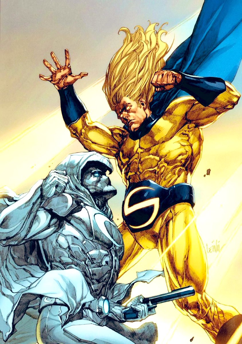 moonknight_Up's tweet image. 🌖That time when Moon Knight encountered the Sentry.

🧵A special #Thunderbolts* THREAD