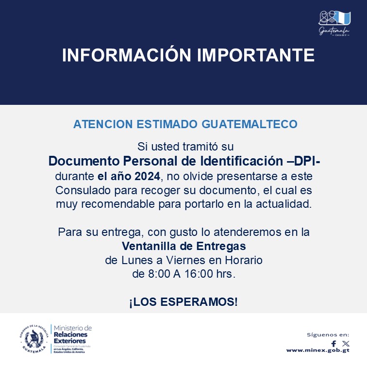 Consulado GUA en LA (@consguaenlax) on Twitter photo 