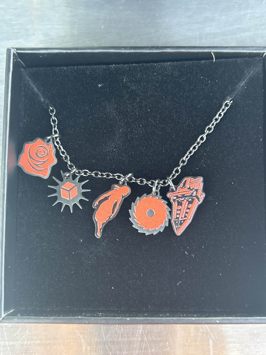 The pendant necklace included in Pierce The Veils Early Entry Package (VIP) 

📸: cutefunerall on IG