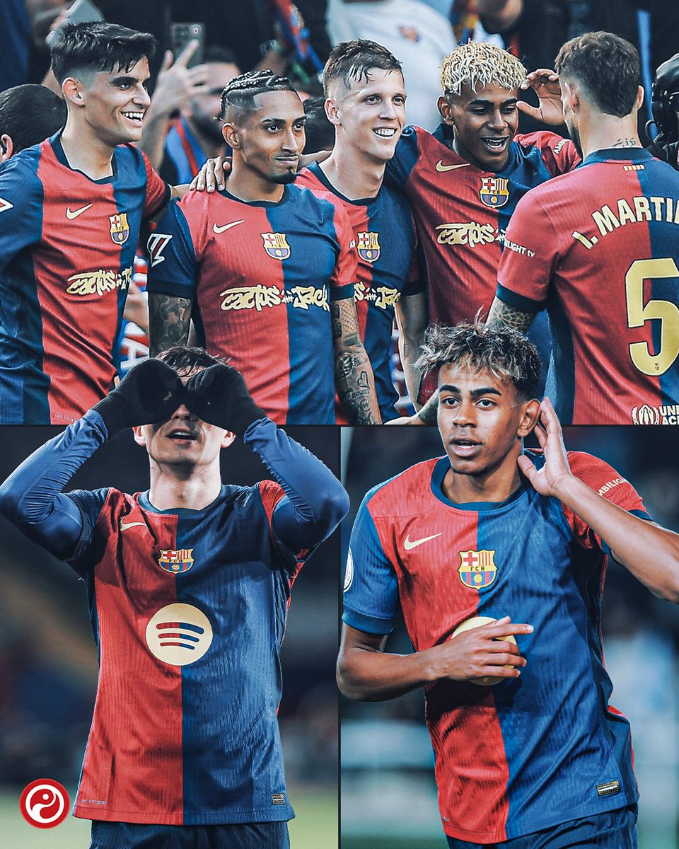 Squawka's tweet image. BARCELONA ARE LALIGA CHAMPIONS! 🏆