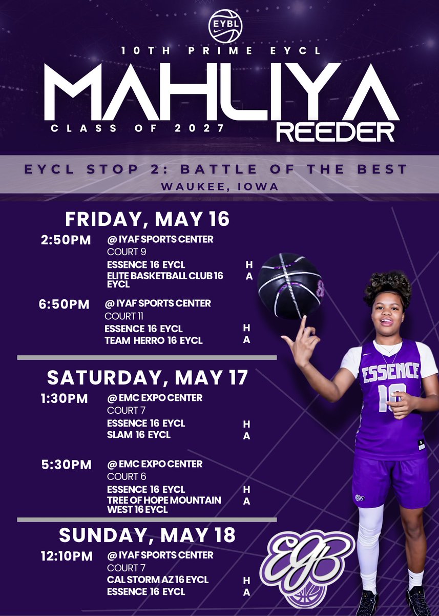Shayla Smith (@coachshaysmith) on Twitter photo Make sure you check out 2027 <a href="/mahliya_reeder1/">Mahliya Reeder</a> in Iowa this weekend. <a href="/EssenceGirlsBB/">Essence Girls Basketball</a> <a href="/cchs_ladycatsbb/">Camden County High School Lady Wildcats</a> Make sure you check out 2027 <a href="/mahliya_reeder1/">Mahliya Reeder</a> in Iowa this weekend. <a href="/EssenceGirlsBB/">Essence Girls Basketball</a> <a href="/cchs_ladycatsbb/">Camden County High School Lady Wildcats</a>