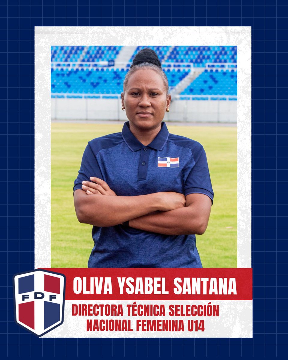 Nos complace anunciar la incorporación de Olivia Ysabel Santana como nueva Directora Técnica de la Selección Nacional Femenina Sub-14. 👏🏻🙌🏻

Su liderazgo será clave en el desarrollo de nuestras futuras estrellas. ⚽️ ¡BIENVENIDA PROFE!