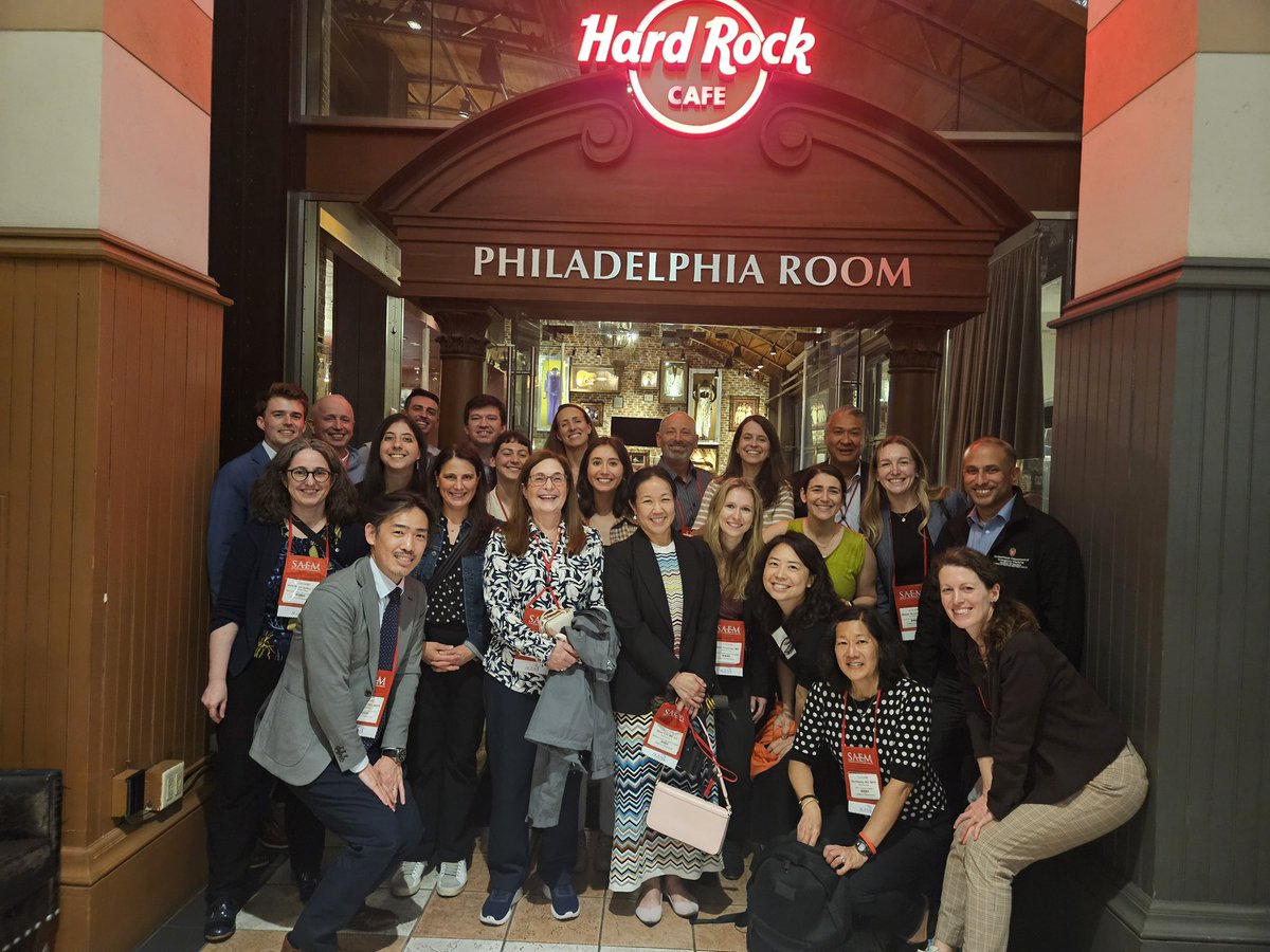 AGEM_SAEM's tweet image. And OF COURSE we can’t forget to post about our Annual AGEM Networking Dinner! 🥳🥳🥳

Thank you to @HardRockPhilly for hosting us! We had a wonderful time!

@saemonline 
#emergencymedicine #saem #agem #geriatricmedicine #emergencydepartment