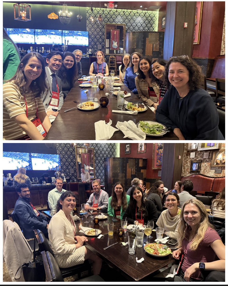 AGEM_SAEM's tweet image. And OF COURSE we can’t forget to post about our Annual AGEM Networking Dinner! 🥳🥳🥳

Thank you to @HardRockPhilly for hosting us! We had a wonderful time!

@saemonline 
#emergencymedicine #saem #agem #geriatricmedicine #emergencydepartment