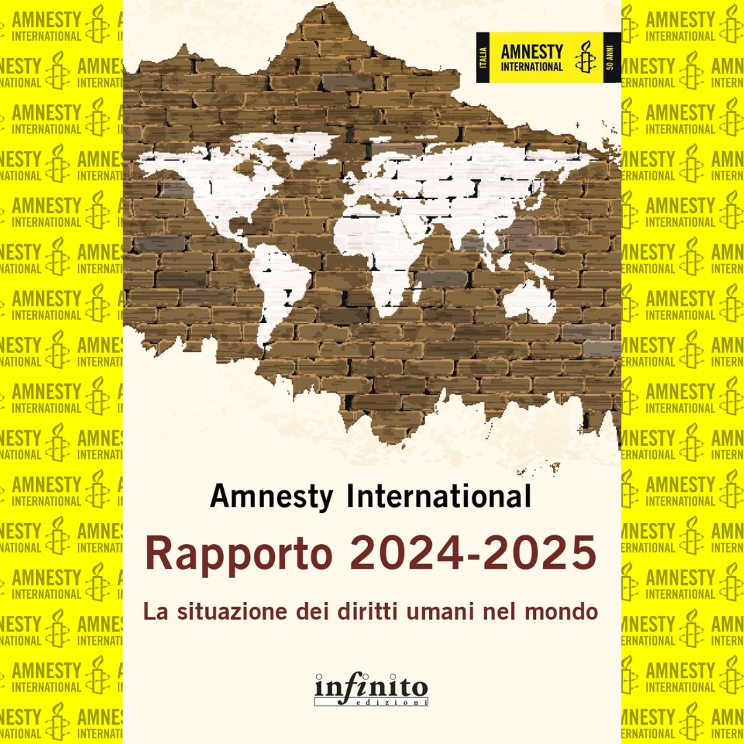 Amnesty International - Piemonte VdA (@amnestypiemonte) on Twitter photo Amnesty International presenta il Rapporto 2024-2025
Venerdì 16 maggio ad #Aosta con Fawad e Raufi e sabato 17 a #Torino con Riccardo Noury e Annalisa Camilli.
Leggi: tinyurl.com/2s3eunbp
<a href="/amnestyitalia/">Amnesty Italia</a> <a href="/amnestytorino/">Amnesty International - Torino</a> <a href="/RiccardoNoury/">Riccardo Noury</a> <a href="/annalisacamilli/">annalisa camilli</a> <a href="/MosaicoRefugees/">Mosaico Refugees</a> Amnesty International presenta il Rapporto 2024-2025
Venerdì 16 maggio ad #Aosta con Fawad e Raufi e sabato 17 a #Torino con Riccardo Noury e Annalisa Camilli.
Leggi: tinyurl.com/2s3eunbp
<a href="/amnestyitalia/">Amnesty Italia</a> <a href="/amnestytorino/">Amnesty International - Torino</a> <a href="/RiccardoNoury/">Riccardo Noury</a> <a href="/annalisacamilli/">annalisa camilli</a> <a href="/MosaicoRefugees/">Mosaico Refugees</a>