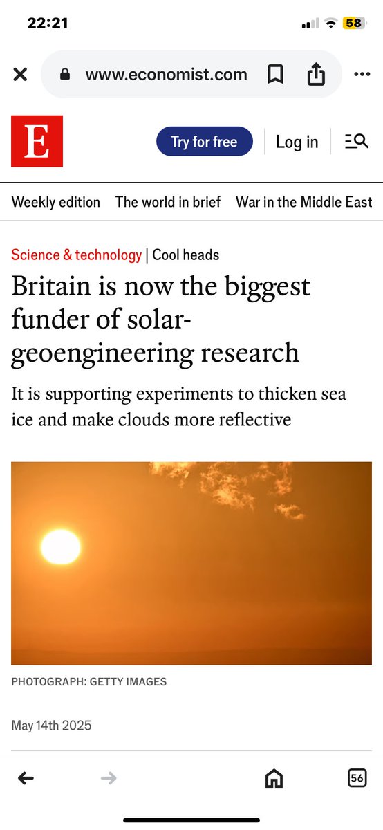 PixieTruth's tweet image. Thought it was all just a mere consipracy 😘
#SolarGeoEngineering #Chemtrails #SunBlocking #CrimesAgainstHumanity oh