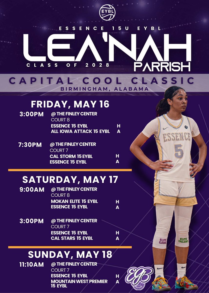 Shayla Smith (@coachshaysmith) on Twitter photo Make sure you check out 2028 6β0 <a href="/LeanahParrish/">Leaβnah Parrish</a> this weekend in Birmingham <a href="/EssenceGirlsBB/">Essence Girls Basketball</a> <a href="/cchs_ladycatsbb/">Camden County High School Lady Wildcats</a> Make sure you check out 2028 6β0 <a href="/LeanahParrish/">Leaβnah Parrish</a> this weekend in Birmingham <a href="/EssenceGirlsBB/">Essence Girls Basketball</a> <a href="/cchs_ladycatsbb/">Camden County High School Lady Wildcats</a>