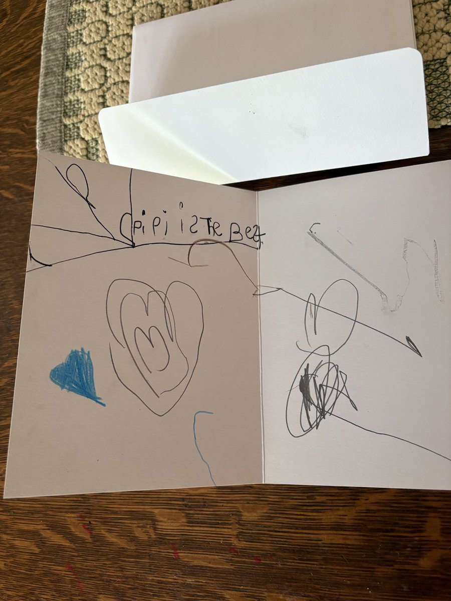 In the buzz of Mother’s Day when the mamas and grandmas were getting gifts and cards, my 5 year old granddaughter stole away and wrote a card for me. Inside it she put a $20 bill. No one knows where she got it. And I see no reason to give it back. Happy Mother’s Day