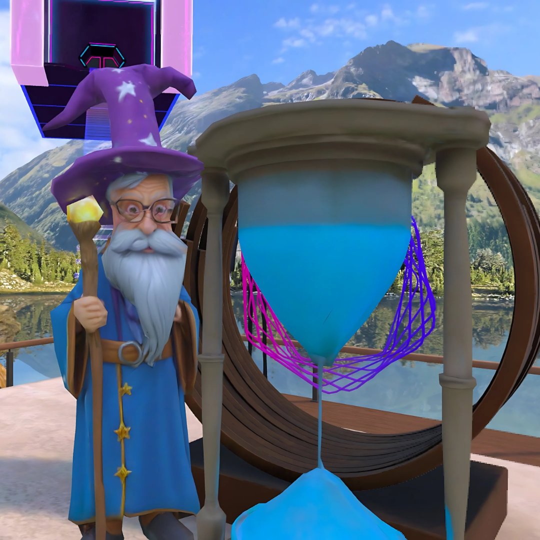 The wizard checked the hourglass. “Not just yet.”
Our full launch is delayed slightly, but Early Access is live and FREE on Meta Quest!