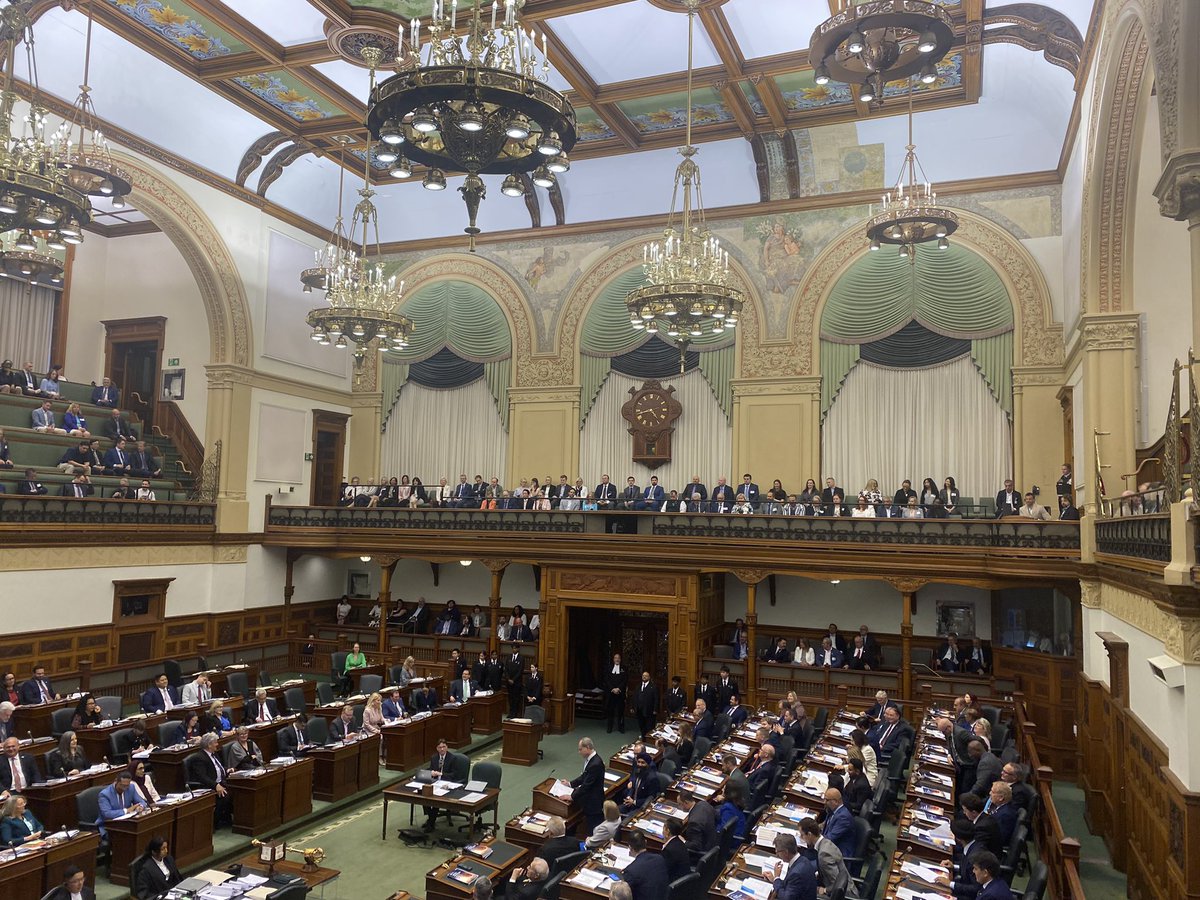 What it looked like listening to the budget speech