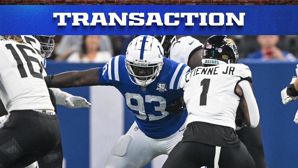 JimIrsay's tweet image. Claimed DT Eric Johnson II off waivers (from NE) and waived S Marcel Dabo..