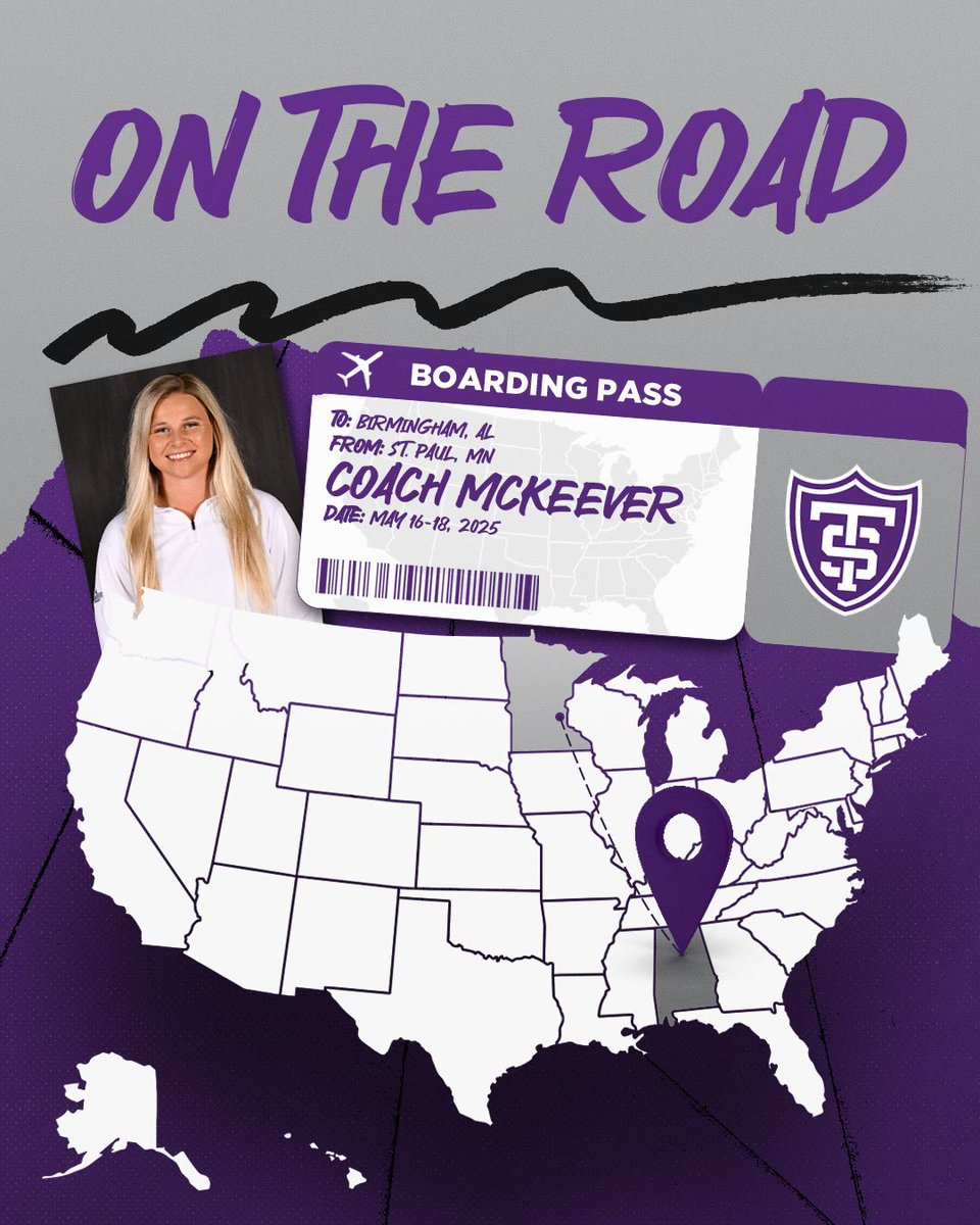 Back on the Road Again! See you all in Birmingham! 🏀💜