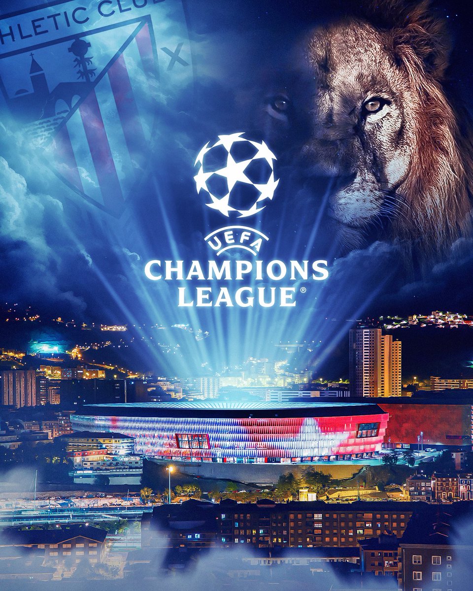 Athletic Club (@athletic_eus) on Twitter photo 🇪🇺 Kaixo, <a href="/ChampionsLeague/">UEFA Champions League</a>
🌟 Izarren gauak bueltan dira San Mamesera!
#UniqueInTheWorld 🦁 🇪🇺 Kaixo, <a href="/ChampionsLeague/">UEFA Champions League</a>
🌟 Izarren gauak bueltan dira San Mamesera!
#UniqueInTheWorld 🦁
