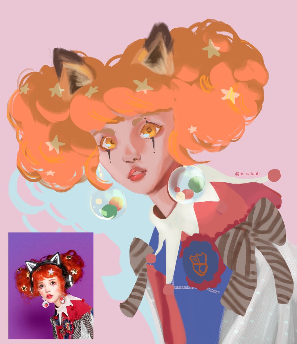hi_naluuh's tweet photo. our clown girl https://t.co/YPXjE0ptPa