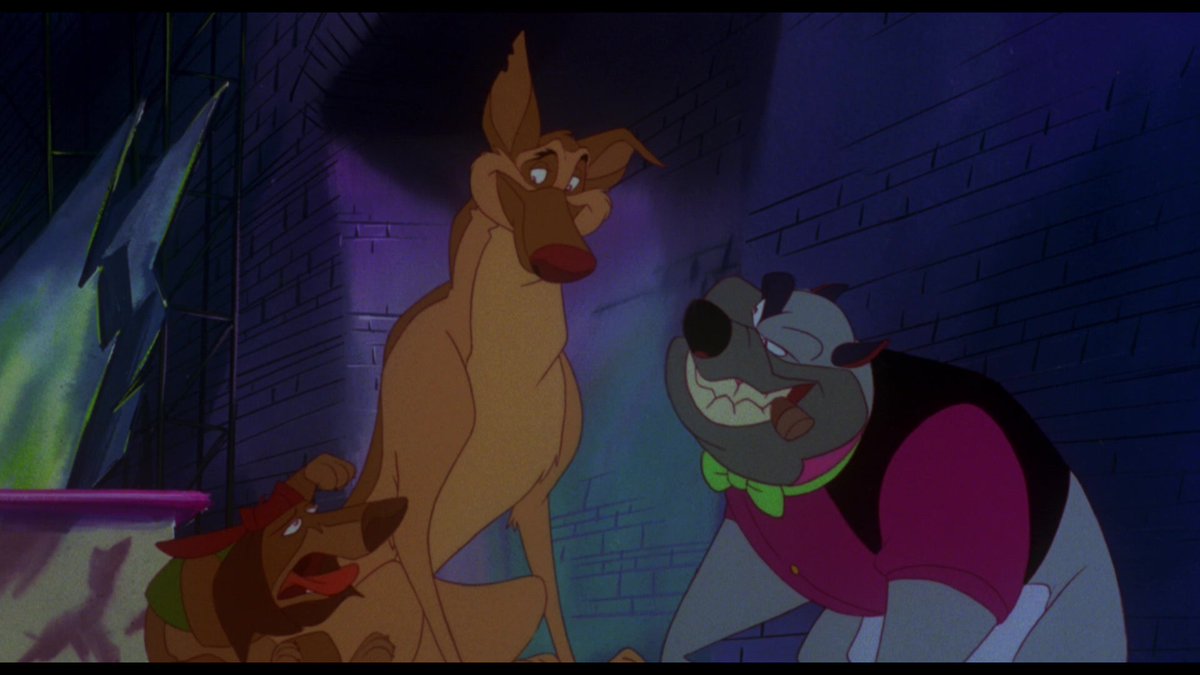 ColinGorman5's tweet image. John Byrne worked as a layout artist on #AllDogsGoToHeaven and a storyboard artist on its sequel. Fittingly, his storyboards show a level of detail closer to the quality of the original film, rather than the simplified designs in the second one.