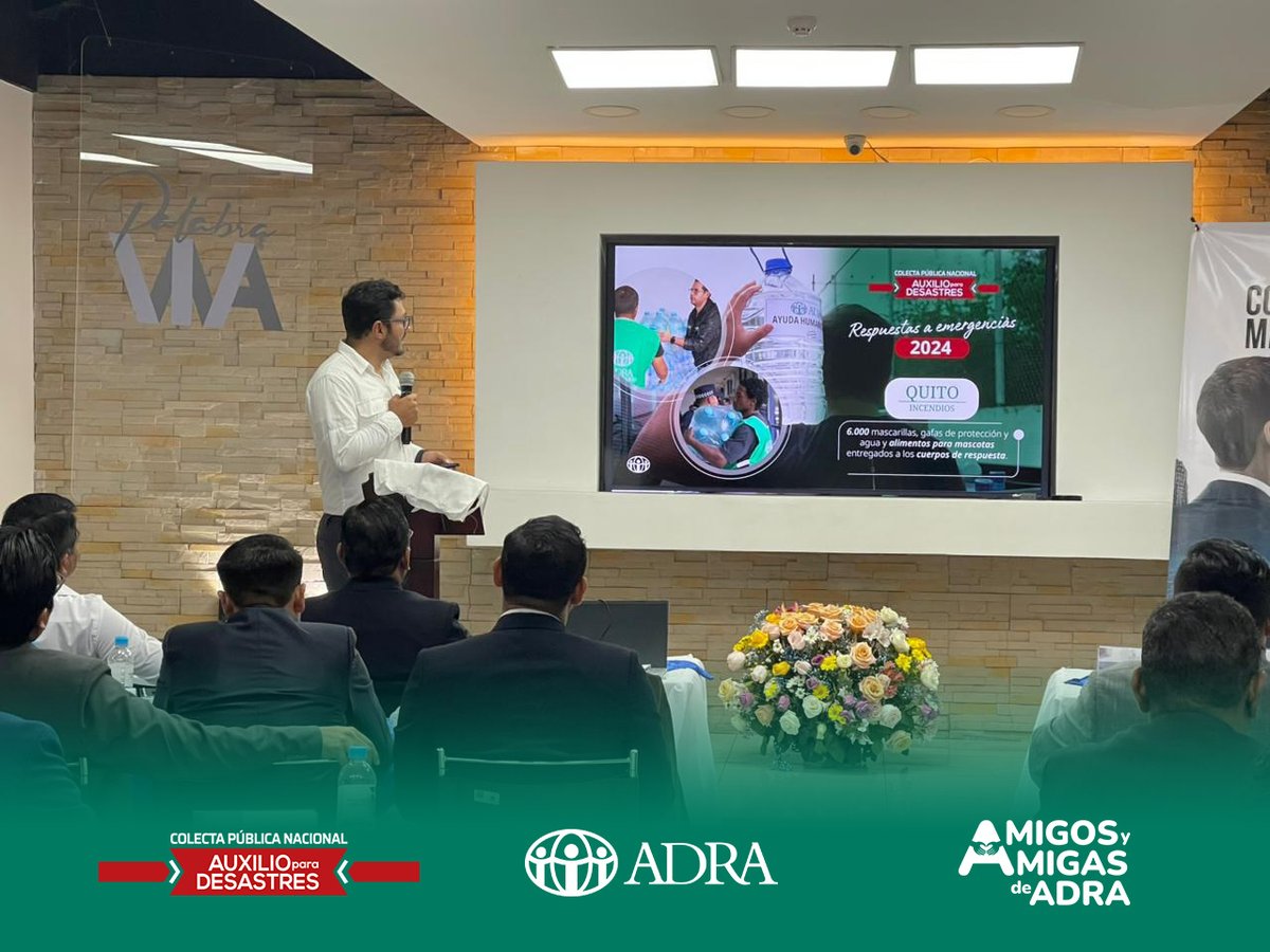ADRA Ecuador estuvo presente en la asamblea de pastores de la Iglesia Adventistas del Séptimo Día de la Misión Ecuatoriana del Sur (MES).

🙏 Compartimos el informe de avances de la Colecta 2024, entregamos incentivos a nuestros queridos Amig@s de ADRA por su compromiso en las