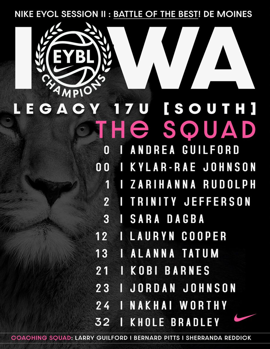 Legacy Nike EYCL 17u (@legacynike17u) on Twitter photo Attention College Coaches – Don’t Miss This!
The second NCAA live period is here, and Iowa is the place to be this weekend! Come witness a relentless squad of elite competitors who bring intensity, skill, and heart to every possession. 
#SecondLivePeriod #IowaTakeover Attention College Coaches – Don’t Miss This!
The second NCAA live period is here, and Iowa is the place to be this weekend! Come witness a relentless squad of elite competitors who bring intensity, skill, and heart to every possession. 
#SecondLivePeriod #IowaTakeover