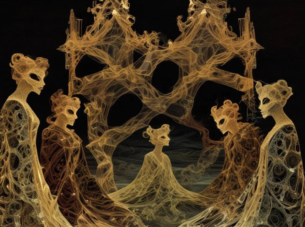 Csevegve / Chatting

#AiArt #AiAidArt #AiMixArt #AlgorithmArt #ComputerArt #ConceptualArt #ContemporaryArt #DigitalArt #FantasyArt #FractalArt #GenerativeArt #Surrealism #paradigmatics #Gyula_Száva #Száva_Gyula #szavagyu
> medialtern.blogspot.com/2025/05/cseveg…