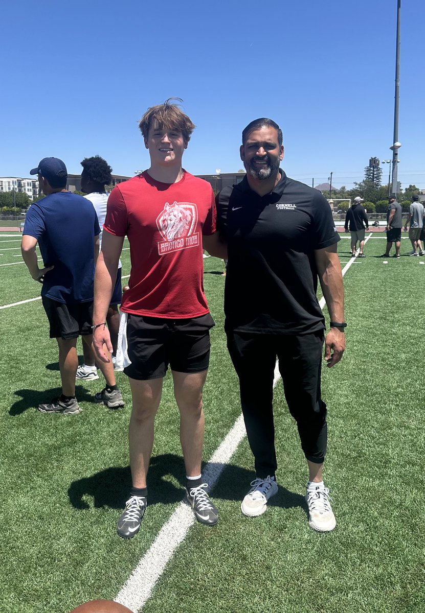 Case Vanden Bosch (@casevandenbosch) on Twitter photo Honored and blessed to receive a Division 1 offer from Cornell University to continue my football and academic journey! 🐻 #Cornell #AMDG
<a href="/jason247scout/">Jason Jewell</a> <a href="/Kvandenbosch93/">Kyle Vanden Bosch</a> <a href="/BigRed_Football/">Cornell Football</a> <a href="/FootballBrophy/">Brophy Football</a> <a href="/BrophyAthletics/">Brophy Athletics</a> <a href="/CoachBhakta/">Satyen Bhakta</a> <a href="/GroundUpQB/">GROUND UP</a> <a href="/TreyAndersonQB/">Trey Anderson</a> <a href="/BrandonHuffman/">Brandon Huffman</a> Honored and blessed to receive a Division 1 offer from Cornell University to continue my football and academic journey! 🐻 #Cornell #AMDG
<a href="/jason247scout/">Jason Jewell</a> <a href="/Kvandenbosch93/">Kyle Vanden Bosch</a> <a href="/BigRed_Football/">Cornell Football</a> <a href="/FootballBrophy/">Brophy Football</a> <a href="/BrophyAthletics/">Brophy Athletics</a> <a href="/CoachBhakta/">Satyen Bhakta</a> <a href="/GroundUpQB/">GROUND UP</a> <a href="/TreyAndersonQB/">Trey Anderson</a> <a href="/BrandonHuffman/">Brandon Huffman</a>