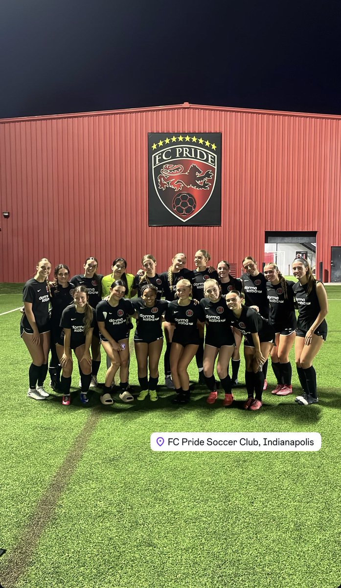 GuilfoyMaddie's tweet photo. Last game of the season last night! Ended with a 1-1 tie against Indy Fire. So grateful for this team and the lessons this season has taught me. ❤️ https://t.co/HTcHAJ8OcX