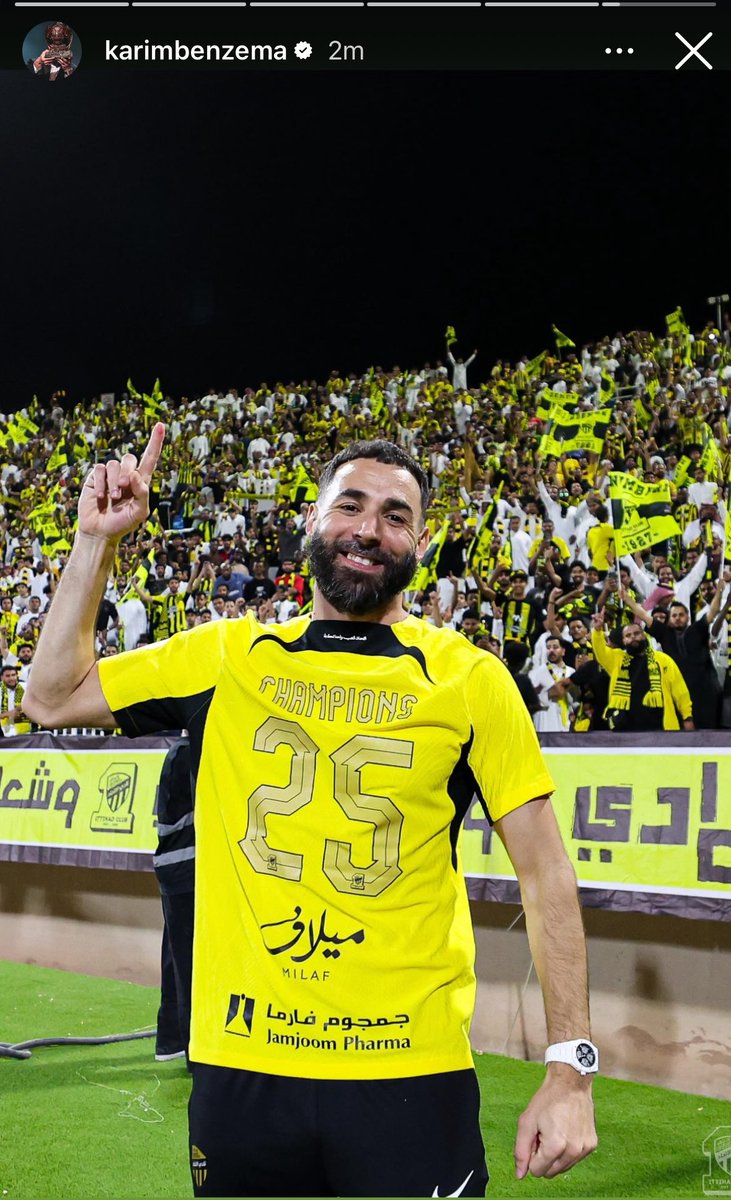 🚨🚨🚨القائد كريم بنزيما للجمهور ☝🏻💛