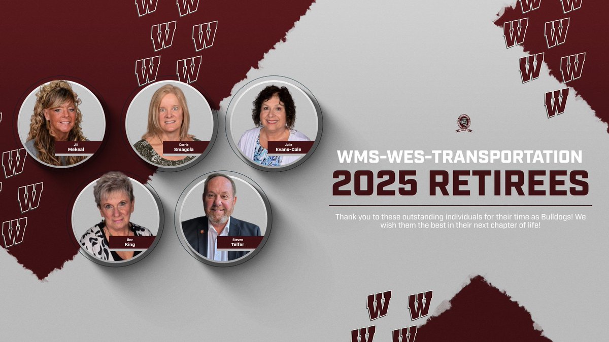 🌟 Celebrating our amazing 2025 retirees! These incredible Bulldogs have shaped countless lives and made Woodridge a better place. Thank you for your dedication and service. We'll miss you in our halls! #BulldogPride