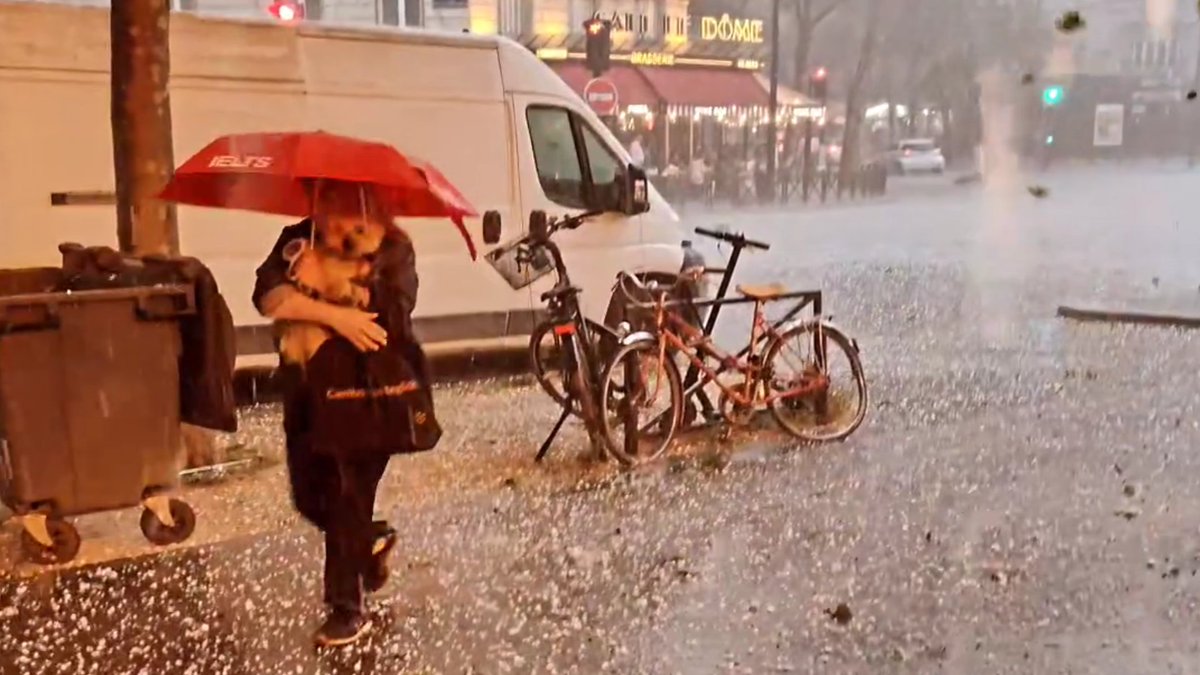 Crazy hailstorm hits Toulouse, traffic stops, France

#MétéoFrance #VagueDeFroid #Tempête #Inondations #Chaleur #Canicule #hailstorm #Toulouse #France 

youtu.be/Xo5wjPXmCbk?si… via <a href="/YouTube/">YouTube</a>
