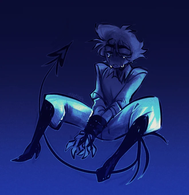 atado de manos #HazbinHotel #LuciferMorningstar