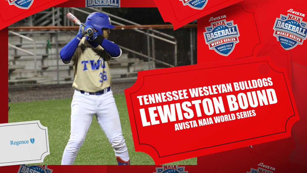 Avista NAIA World Series (@naiaworldseries) on Twitter photo Welcome back <a href="/twbulldogs/">TWU Bulldogs</a>! Tennessee Wesleyan battled its way back to win the Kingsport Bracket and is headed to Lewiston! Welcome back <a href="/twbulldogs/">TWU Bulldogs</a>! Tennessee Wesleyan battled its way back to win the Kingsport Bracket and is headed to Lewiston!