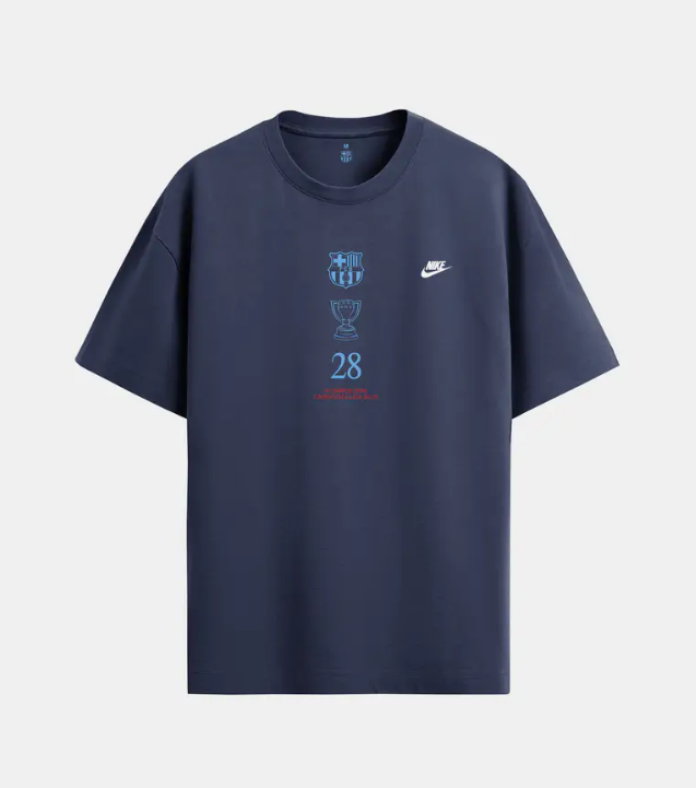 FCBPaul_'s tweet photo. Le T-shirt pour le titre de LIGA disponible sur la boutique du FC Barcelone 👕💙❤️ https://t.co/Xs7za3DZV2