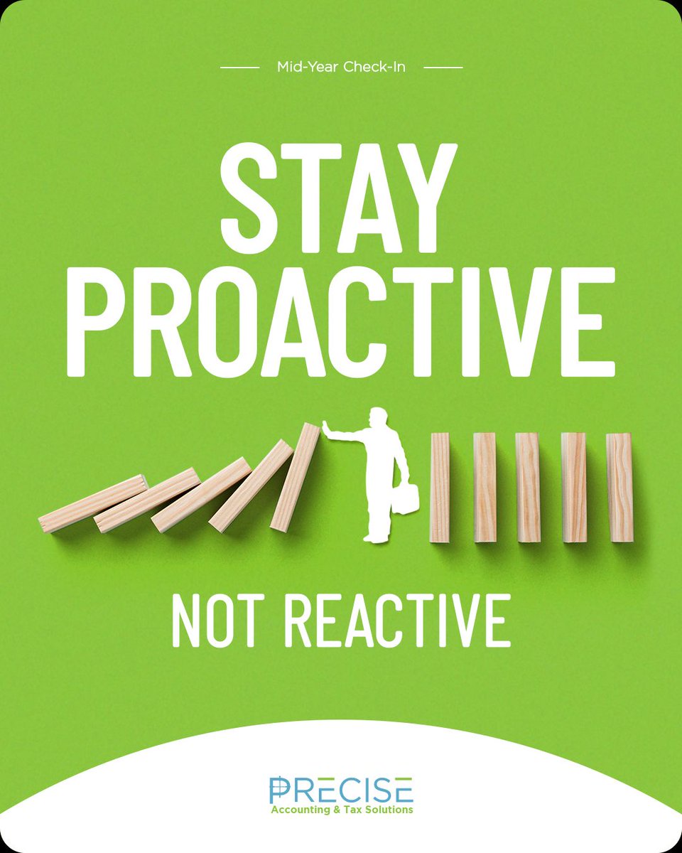 preciseacctax's tweet image. Don’t wait ‘til December to figure it out!
Now’s the perfect time to check your numbers &amp;amp; adjust your strategy.
Schedule your mid-year tax review today!
📞 (301) 541-3145
#PreciseAccTax #MidYearReview #BusinessFinance