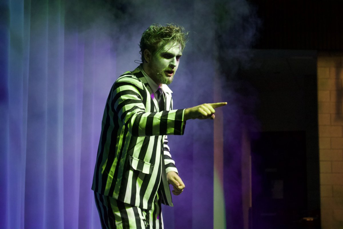 AGPSFineArts's tweet photo. BTS first-look at our Student-Directed show BEETLEJUICE which opens TOMORROW AND SATURDAY AT 7! 

See our first show directed, designed, and performed all by AGPS students! https://t.co/dnyVdbA493