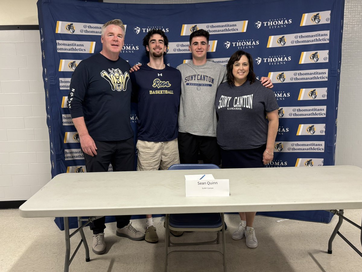 ThomasAthletics's tweet photo. Congratulations to  Sean Q as he has decided to continue his athletics and academics at @SUNYCantonNews @CantonMBB 
@ThomasTitans @WCSDProud @HoopsTitans https://t.co/B1eYS4qotI