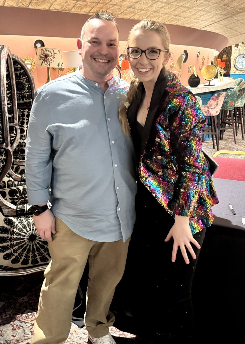 Got to meet <a href="/annalapwood/">Anna Lapwood</a> after her amazing concert tonight, she’s so lovely!! 😊