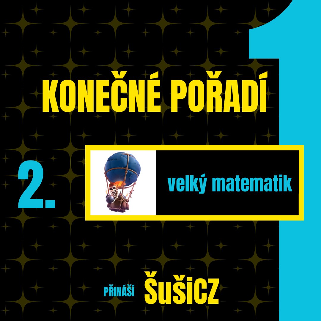 Těsně pod absolutním vrcholem skončil <a href="/VelkyMatematik/">Matik</a>, který v 𝗚𝗿𝗮𝗻𝗱𝗳𝗶𝗻𝗮𝗹𝗲 podlehl retired❤️sun 2:4 ❌️