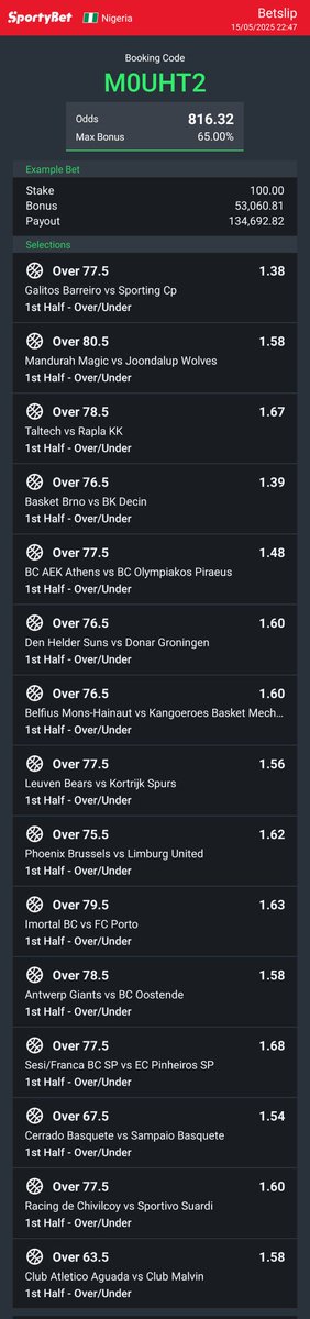 achajoseph's tweet photo. Today game @megawin @DukeOfParis @kingofmultigoal @BasketballProfe @BETC0DE @dizboicole @BlessingGives @burstedintime @dizboicole @Emmanuel_Tips @FavorGrace90 @Emmanuel_Tips @focustip_ @MrSenge_94554 @O_P_O_UK @mike_olads @TalentedVirtual  @lekan_mark @KakiJunior1 https://t.co/32InwFH7LI