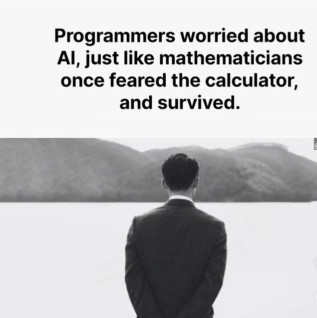 jo34910's tweet photo. #programmer #AI #2025 https://t.co/9ibr5ks8Oj